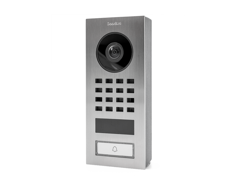 Doorbird Compact IP Video Door Station, Surface Mount, Stainless Steel V2A, Brushed