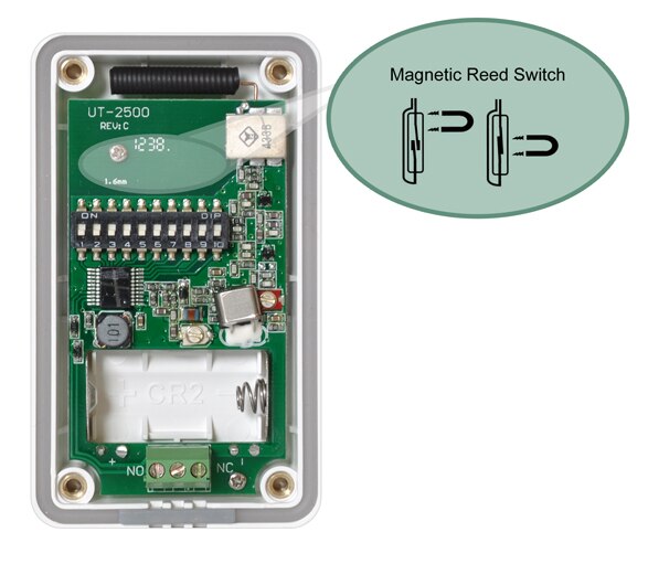 Dakota Alert UT4000 Universal Transmitter Push Button, Magnetic Contact, Input