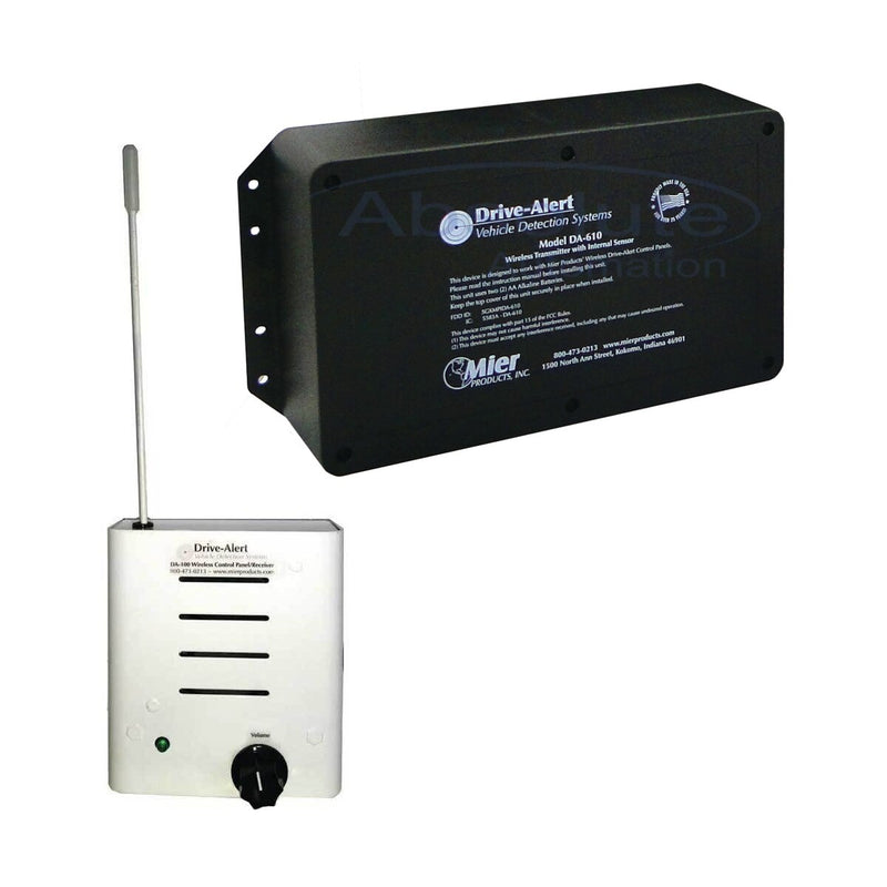 Mier DA-100-610 Wireless Driveway Alert with Internal Vehicle Sensor