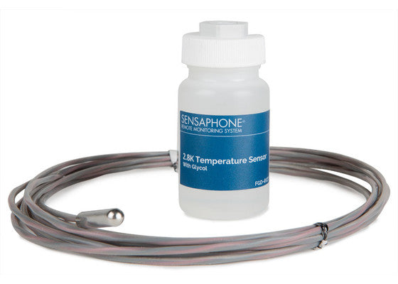 Sensaphone 2.8K Ultra Low Temperature Sensor in Glycol Vial, Teflon Cable, NIST