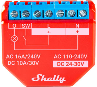SHELLY-PLUS1PM-1UL WiFi Smart Relay - Absolute Automation USA