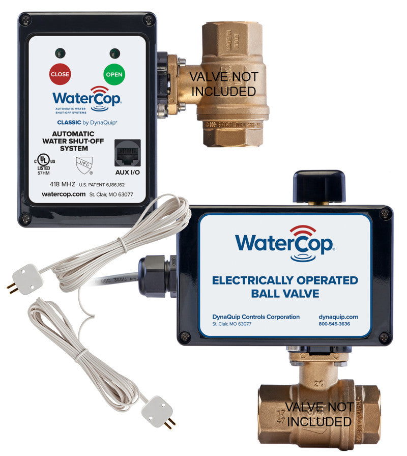 WaterCop Classic with Dual Shut Off Actuators and Two Wired Sensors