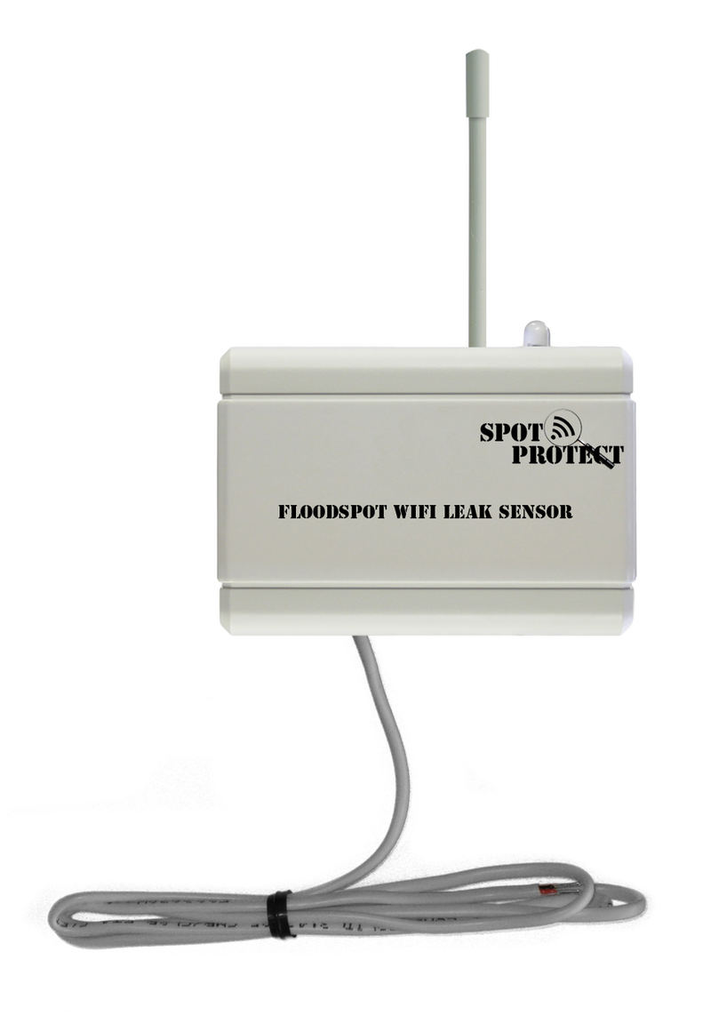 SpotProtect FLOODSPOT WiFi Water Leak Alarm with Email and Text Messages