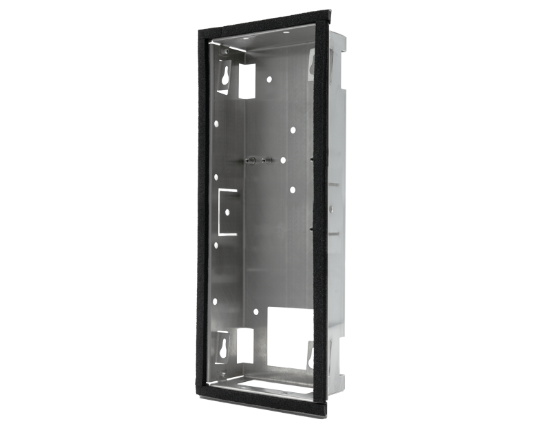 DoorBird Flush Mount Housing Back Box for D2101KV, Stainless Steel V2A