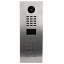 DoorBird  D2101KV IP Video Door Station, 1 Call Button, Keypad, Stainless Steel V2A, Brushed