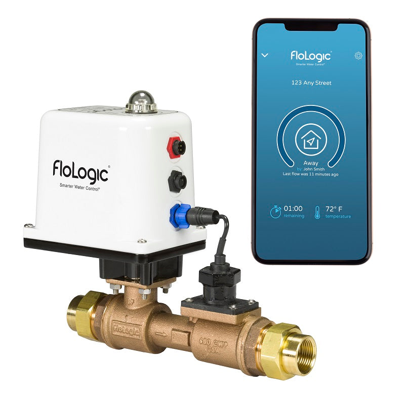 Flo Sensor FLoLogic FLS_G1 Leak Detection and Automatic Water Shut Off System with ...