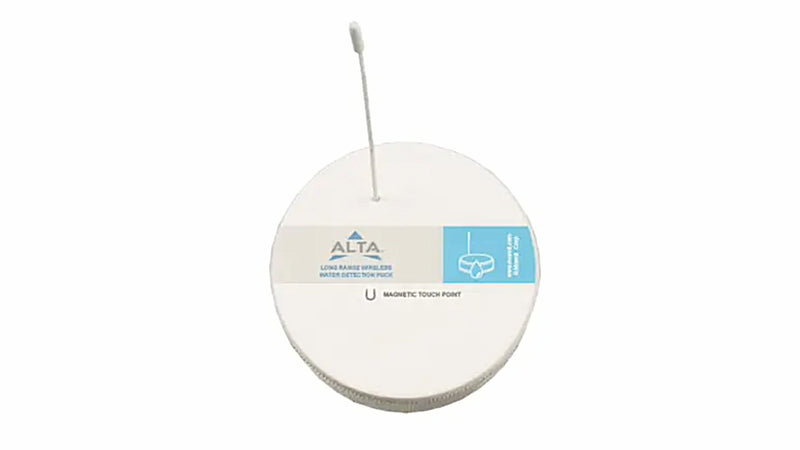 Wireless Water Detection Puck Sensor, White