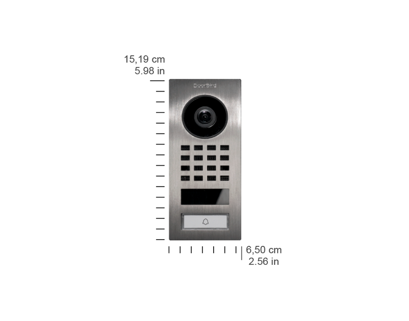 Doorbird D1101V Compact IP Video Door Station-Absolute Automation USA