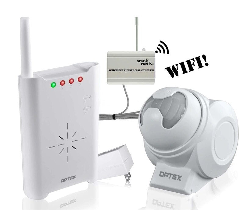 Wireless Motion Sensing Driveway Alarm with Email and Text Alerts