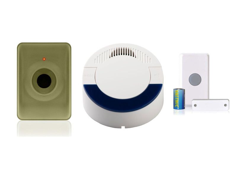 Dakota Alert DCMAUT4000 Wireless Driveway Alarm and Doorbell Kit
