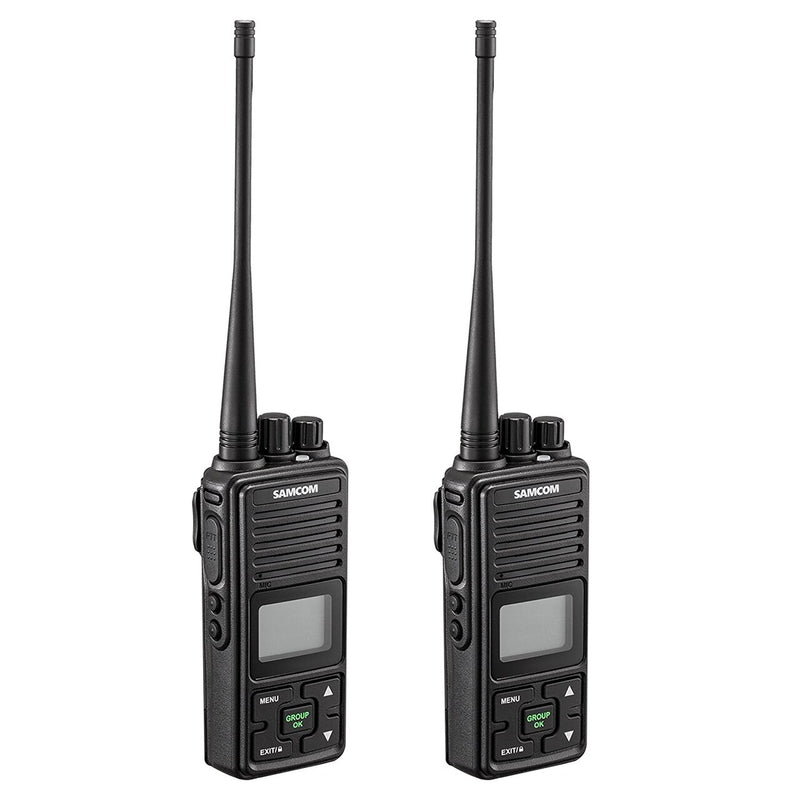 Samcom Digital Portable Wireless Intercom 2 Pack