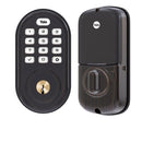 Yale YRD216-ZW2-0BP Assure Lock Push Button Deadbolt, Oil Polished Bronze