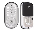 Yale YRD216-ZW2-619 Assure Lock Push Button Deadbolt, Satin Nickel