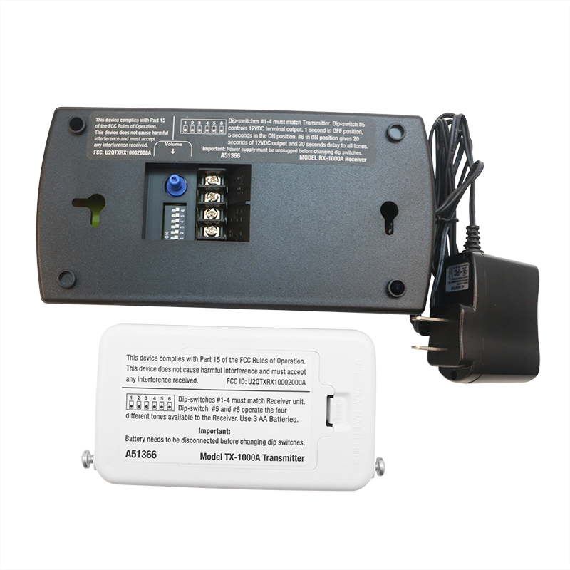 Rodann RXTX1000A Indoor Motion Sensor and Chime Alert System